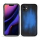 Capa em pele Apple iPhone 11 - Bleu Patine
