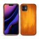 Lederschutzhülle Apple iPhone 11 - Orange Patine