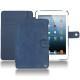 硬质真皮保护套 Apple iPad mini  - Jean vintage ( Roughtcut - Pantone 285U  ) 