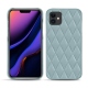 Capa em pele Apple iPhone 11 - Bleu ciel - Couture ( Nappa - Pantone 277C ) 