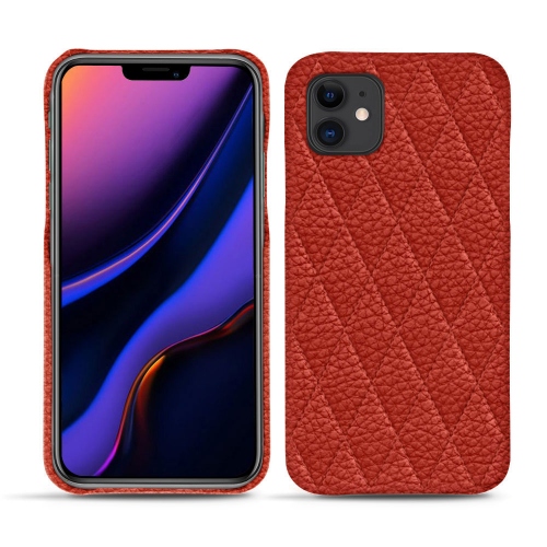 Custodia in pelle Apple iPhone 11Papaye - Couture ( Pantone #b54317 ) 