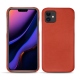 Lederschutzhülle Apple iPhone 11 - Arange clouquié