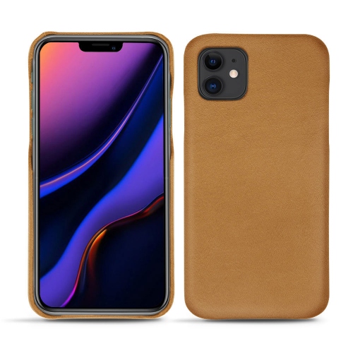 Apple iPhone 11 - Habillez votre mobile avec des coques premium en cuirCastan esparciate ( Pantone #824F2A )