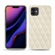 Capa em pele Apple iPhone 11 - Blanc escumo - Couture