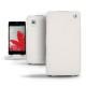Capa em pele LG Optimus G  - Blanc ( Nappa - White ) 