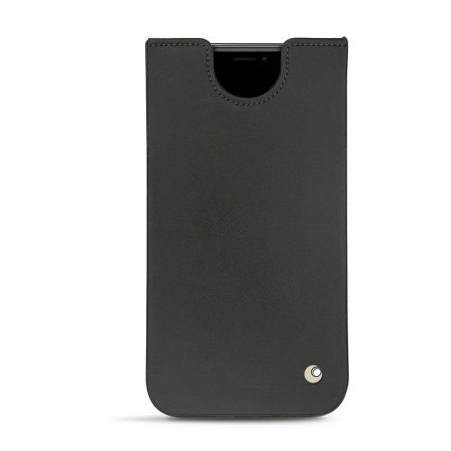 Apple iPhone 11 Pro Max leather pouch - Noir ( Nappa - Black ) 