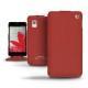 Capa em pele LG Optimus G  - Rouge ( Nappa - Pantone 199C ) 