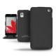 Capa em pele LG Optimus G  - Ebène ( Sleek P C12 - Black ) 