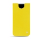 Pochette cuir Apple iPhone 11 Pro Max - Jaune fluo