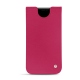 Apple iPhone 11 Pro Max leather pouch - Rose fluo