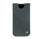Apple iPhone 11 Pro Max leather pouch - Blu marino