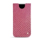 Custodia in pelle Apple iPhone 11 Pro Max - Serpent ciclamino