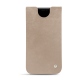 Pochette cuir Apple iPhone 11 - Taupe vintage ( Pantone 7530C ) 