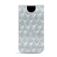 Custodia in pelle Apple iPhone 11 - Platinium - Couture