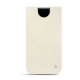 Apple iPhone 11 leather pouch - Blanc escumo