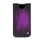 Apple iPhone 11 leather pouch - Violet Patine