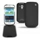 Samsung GT-i8190 Galaxy S III mini  leather case - Ebène ( Sleek P C12 - Black ) 