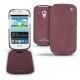 Samsung GT-i8190 Galaxy S III mini  leather case - Passion vintage ( Glutton - Red ) 