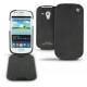 Samsung GT-i8190 Galaxy S III mini  leather case - Dark vintage ( Roughtcut - Black#5256 ) 