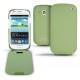 Samsung GT-i8190 Galaxy S III mini  leather case - Vert olive ( Nappa - Pantone 578U ) 