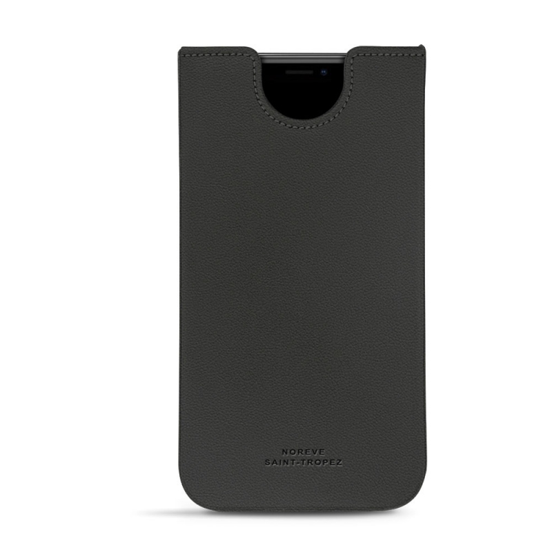 Apple iPhone 11 Pro leather pouch - Noir PU
