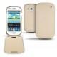 Samsung GT-i8190 Galaxy S III mini  leather case - Beige ( Nappa - Pantone 7502C ) 