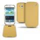 Samsung GT-i8190 Galaxy S III mini  leather case - Mimosa ( Pantone 141C ) 