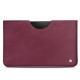 Samsung Galaxy Tab S6 leather pouch - Prune vintage ( Pantone 512C ) 