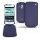 Samsung GT-i8190 Galaxy S III mini  leather case - Cobalt ( Pantone 2766C ) 