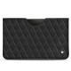 가죽 커버 Samsung Galaxy Tab S6 - Noir - Couture ( Nappa - Black ) 