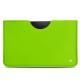 Samsung Galaxy Tab S6 leather pouch - Vert fluo