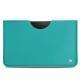 Samsung Galaxy Tab S6 leather pouch - Bleu fluo