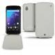 Custodia in pelle LG Google Nexus 4  - Gris ( Nappa - Pantone W428C ) 