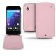Custodia in pelle LG Google Nexus 4  - Rose ( Nappa - Pantone 2365C ) 