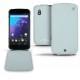 Custodia in pelle LG Google Nexus 4  - Bleu clair ( Nappa - Pantone 277C ) 