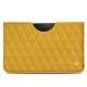 Capa em pele Samsung Galaxy Tab S6 - Jaune soulèu - Couture