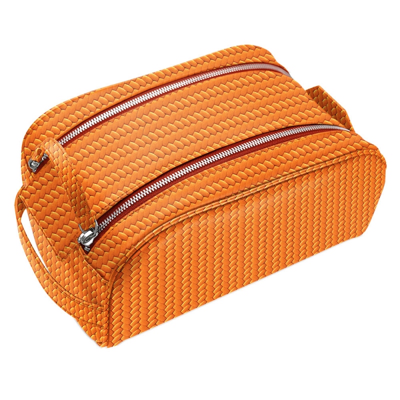 Toiletry bag - Abaca arancio Toiletry bag - Abaca arancio
