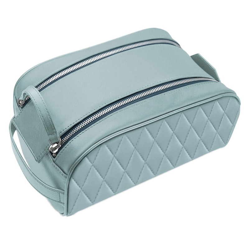 세면도구용 백 - Bleu ciel - Couture ( Nappa - Pantone 277C )  세면도구용 백 - Bleu ciel - Couture ( Nappa - Pantone 277C )