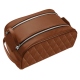 Toiletry bag - Marron - Couture ( Nappa - Pantone 1615C ) 
