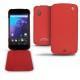 Custodia in pelle LG Google Nexus 4  - Tomate ( Pantone 187C ) 
