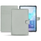 Lederschutzhülle Samsung Galaxy Tab S6 - Gris ( Nappa - Pantone W428C ) 