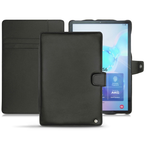 Samsung Galaxy Tab S6 leather case - Noir ( Nappa - Black ) 