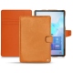 가죽 커버 Samsung Galaxy Tab S6 - Mandarine vintage ( Pantone 165C ) 
