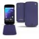 Custodia in pelle LG Google Nexus 4  - Cobalt ( Pantone 2766C ) 