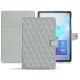 Capa em pele Samsung Galaxy Tab S6 - Gris - Couture ( Nappa - Pantone W428C ) 