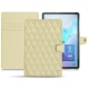 Funda de piel Samsung Galaxy Tab S6 - Beige - Couture ( Nappa - Pantone 7502C ) 