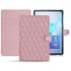 Housse cuir Samsung Galaxy Tab S6 - Rose - Couture ( Nappa - Pantone 2365C ) 