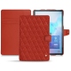 Funda de piel Samsung Galaxy Tab S6 - Papaye - Couture ( Pantone 180C ) 