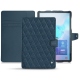 Housse cuir Samsung Galaxy Tab S6 - Indigo - Couture ( Pantone 303U ) 