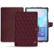 Funda de piel Samsung Galaxy Tab S6 - Lie de vin - Couture ( Pantone 5115C ) 